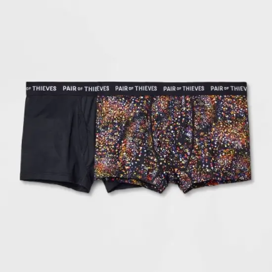 Pair of Thieves Men's Super Fit Trunks 2pk image {3}
