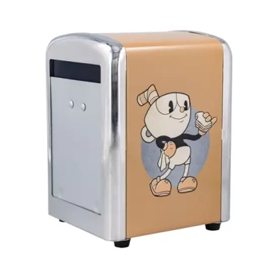 Just Funky Cuphead Retro Diner Set - Napkin Dispenser/ Sugar Shaker/ Straw Canister image {3}