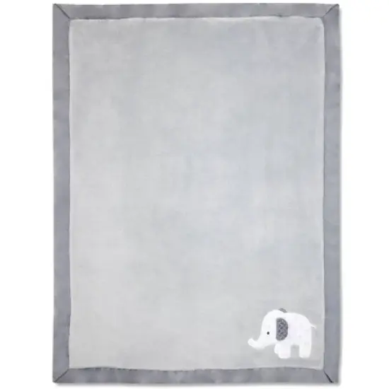 Wendy Bellissimo Elephant 2 Ply Plush Blanket image {1}
