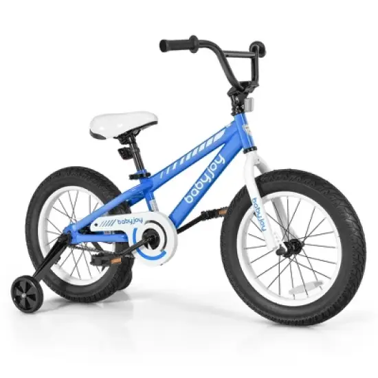 Babyjoy 16'' Kids Bike Bicycle w/ Training Wheels for 5-8 Years Old Girls Boys image {10}