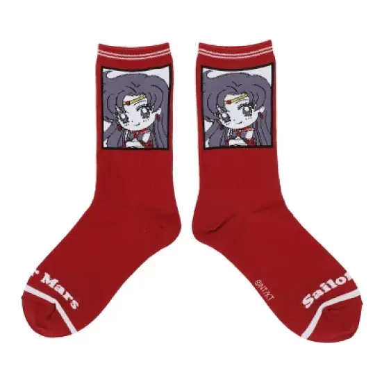 Sailor Moon Characters Women's 5-Pair Casual Crew Socks image {5}