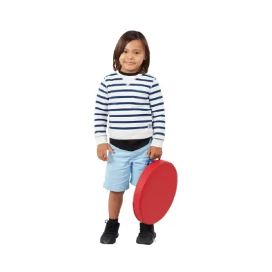 Factory Direct Partners 12pc 15" SoftScape Kids' Round Floor Cushions Prism: Foam Soft Play Equipment, Ages 2+, 100lb Capacity image {3}