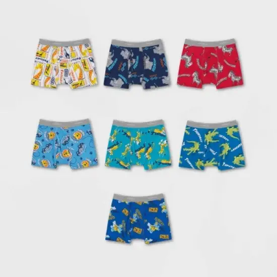 Hanes Toddler Boys' 7pk Day of the Week Printed Boxer Briefs image {3}