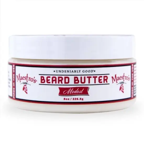 Maestro's Classic Modest Blend Beard Conditioner Oil - Butter - 8oz image {1}