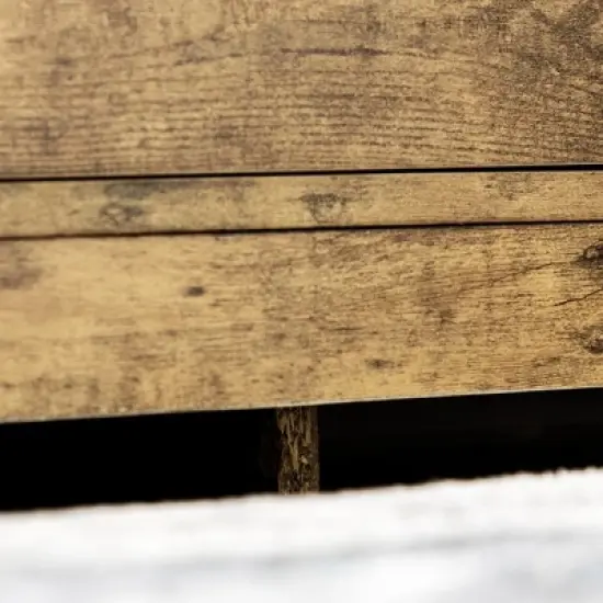 HOMCOM Industrial Buffet Cabinet Free Standing Kitchen Sideboard with Five Drawers Two Door Cabinets Adjustable Shelf for Living Room image {5}