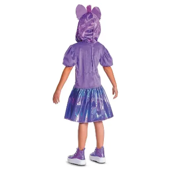 Furby Girls' Hooded Halloween Costume Dress - Purple - 7-8 image {1}