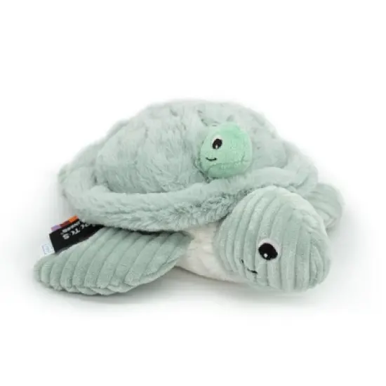 TriAction Toys Les Delingos Ptipotos Mom and Baby Sea Turtle Plush | Mint image {2}