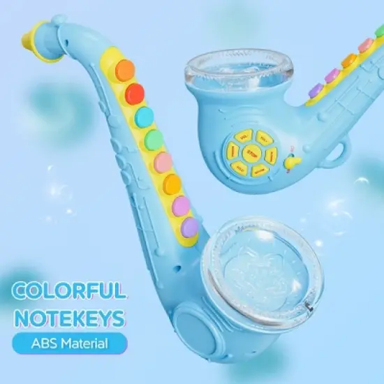 Contixo KT1 Saxophone Toy, Blue Digital Saxaboom Gift for Toddlers Kids image {9}