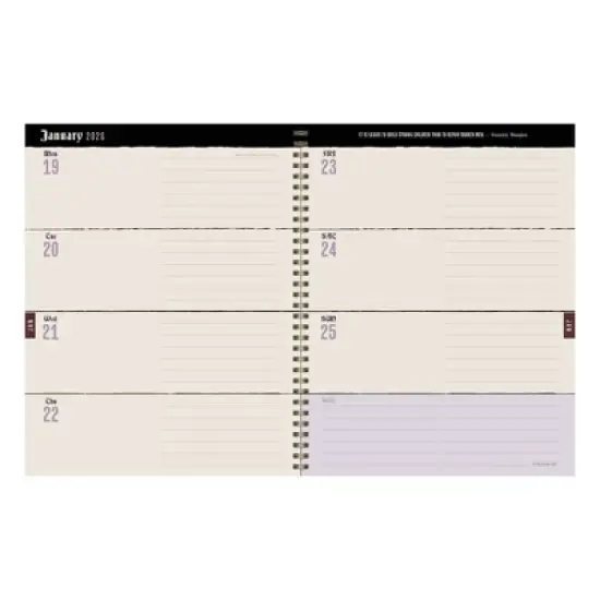 TF Publishing July 2025 - June 2026 Gwen Plaid Large Weekly Monthly Planner image {2}