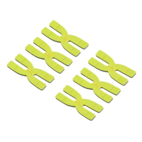 Unique Bargains Silicone Adjustable Vibration Dampeners H Badminton Racket Weight Balance Strip 0.5g 6 Pcs image {6}