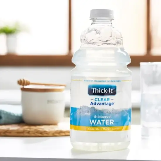 Thick-It Clear Advantage Thickened Water Unflavored 64 oz. Bottle image {2}