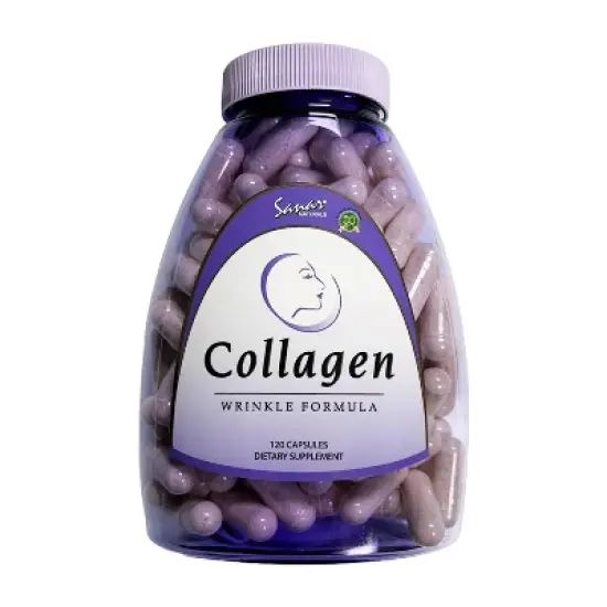 Sanar Naturals Collagen Wrinkle Formula Dietary Supplement Capsules - 120ct image {6}
