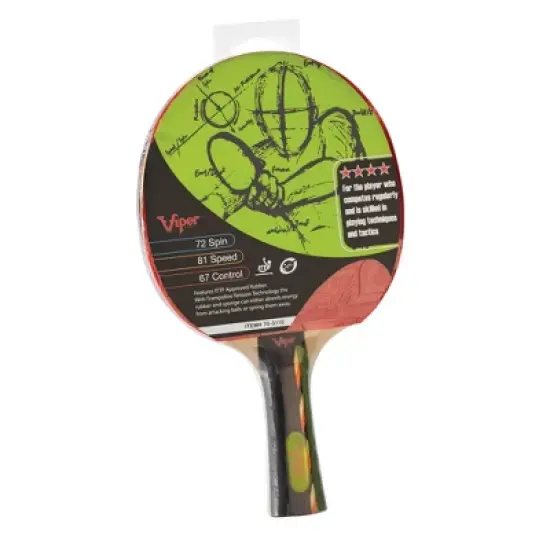 Viper Four Star Table Tennis Racket image {1}