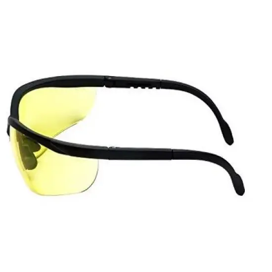 LEDwholesalers UV Protection Adjustable Safety Glasses with Yellow Tint, 7821 image {2}