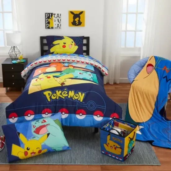 Twin Pokemon Groove Reversible Kids' Comforter image {4}