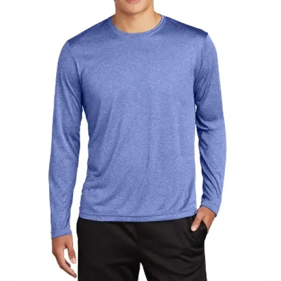 Mafoose Men's Long Sleeve Heather Contender Tee image {12}