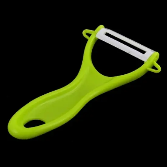 Unique Bargains Ceramic Handle Lightweight Ergonomic Fruit Vegetable Peeler 1 Pc image {2}