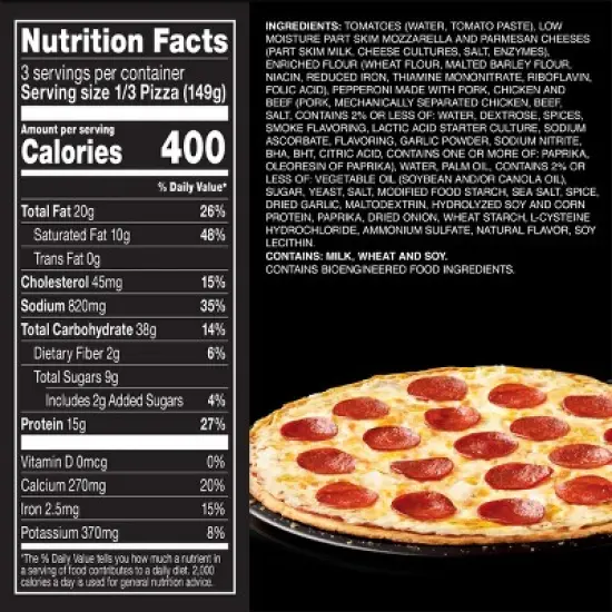 Red Baron Pepperoni Thin Crust Frozen Pizza - 15.77oz image {5}