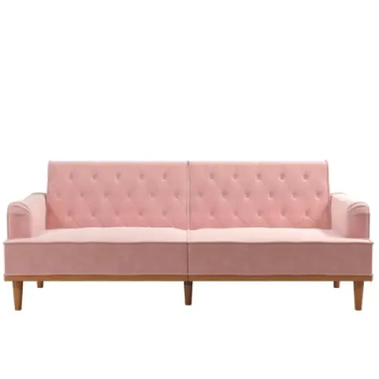 Stella Vintage Convertible Sofa Bed Futon - Mr. Kate image {21}