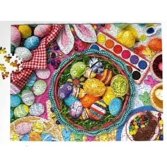 Springbok Extraordinary Easter Eggs Jigsaw Puzzle - 500pc image {3}