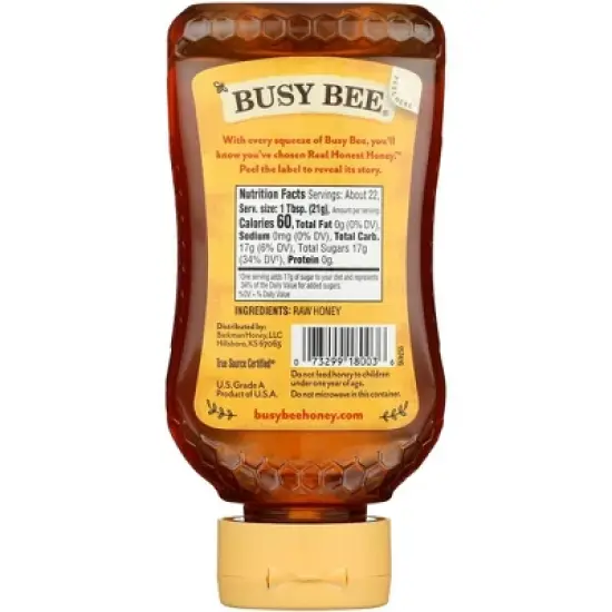 Busy Bee Raw Honey - 8 pack, 16 oz image {2}