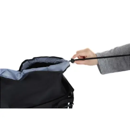 Whisen Lightweight Folding Utility Wagon Cart with Dual-Layer Expandable Storage, 360&deg;Swivel Wheels image {13}