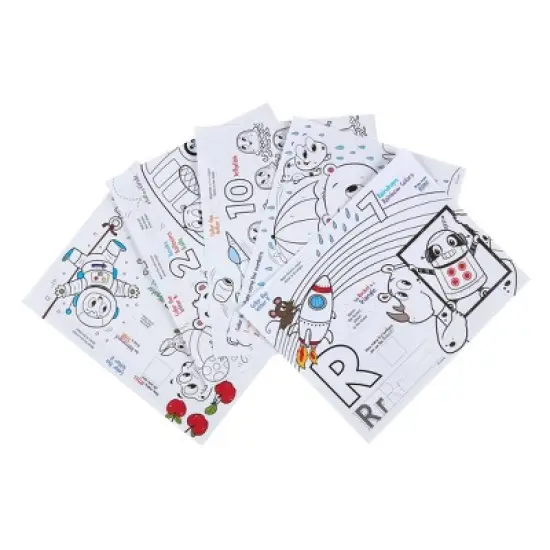 Crayola Lil' Learners Activity Pad 10"x 8": Mess Free Coloring Book for Kids, Educational Stickers, 32 Pages image {3}