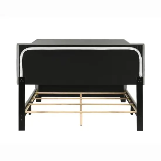 Amando Button Tufted Upholstered Bed - HOMES: Inside + Out image {5}