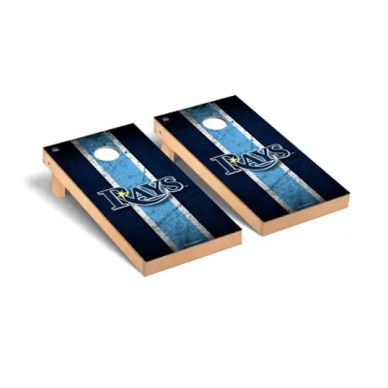 MLB Tampa Bay Rays Premium Cornhole Board Vintage Version image {1}