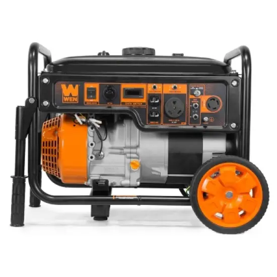 WEN GN6000 6000W RV-Ready Portable Generator with Wheel Kit image {2}