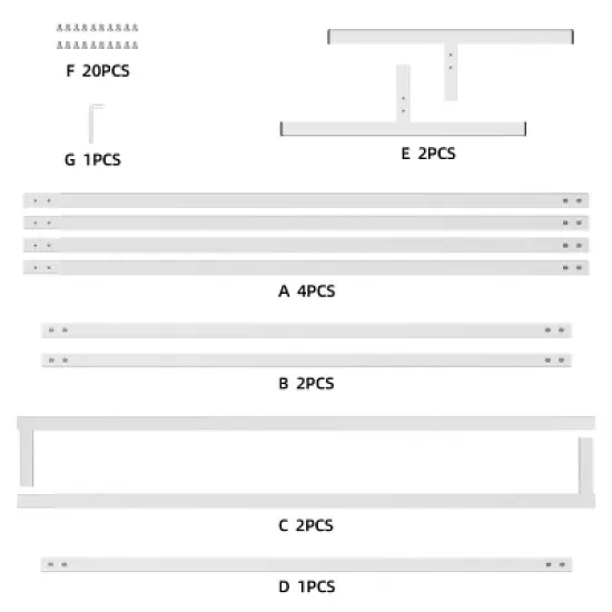 Artloge 9.8Ft Flexible adjustment Wedding Arch Backdrop Stand Rectangle Curtain Frame Flower Decoration Shelf for Wedding Venue Garden Arbor Decor image {3}