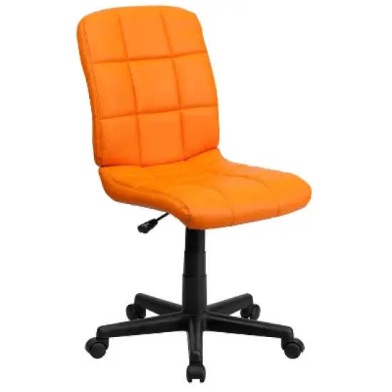 Emma and Oliver Mid-Back Quilted Vinyl Swivel Task Office Chair image {12}