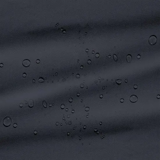 Classic Accessories 34" Water Resistant Stand Up Round Patio Heater Cover Black image {5}