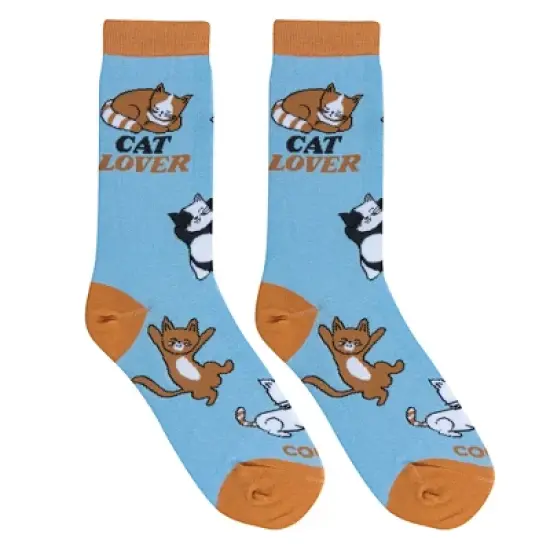 Cool Socks, Cat Lover, Funny Novelty Socks, Adult, Medium image {3}