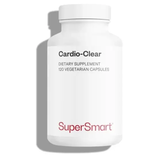 SuperSmart Cardio Clear - Garlic EDTA Supplement with Malic Acid, Calcium Disodium EDTA, Magnesium | Non-GMO & Gluten Free - 120 Vegetarian Capsules image {8}