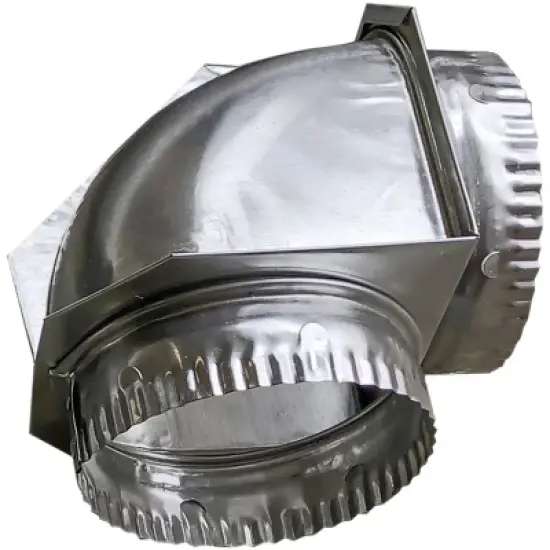 Builder's Best&reg; Semi-Rigid Dryer Vent Kit with Close Elbow&reg; in Silver image {4}