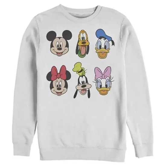 Men's Mickey & Friends Group Portraits Sweatshirt image {3}