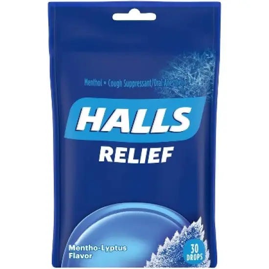 Halls Triple Action Mentho-Lyptus Drops-30 Ct image {9}