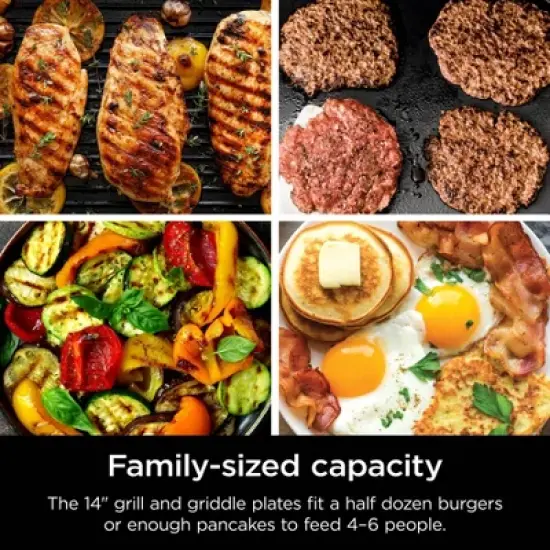Ninja Sizzle Indoor Grill & Griddle with Interchangeable Plates - GR101 image {6}