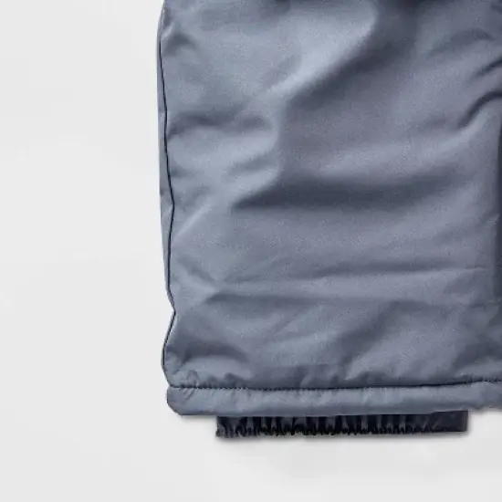 Toddler Solid Snow Bib - Cat & Jack&trade; Gray image {3}