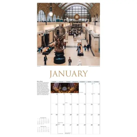 Willow Creek Press 2026 A Walk in Paris Wall Calendar image {2}