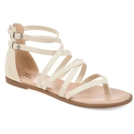 Journee Collection Womens Zailie Tru Comfort Foam Gladiator Flat Sandals image {11}