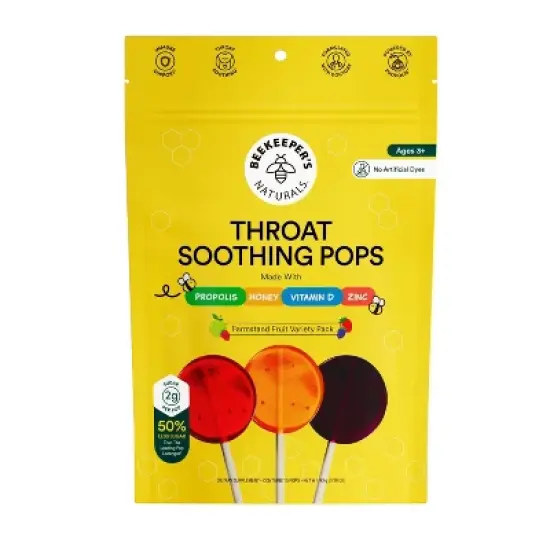 Beekeepers Naturals Kids' Propolis Immune Support Lollipops - 15ct image {5}