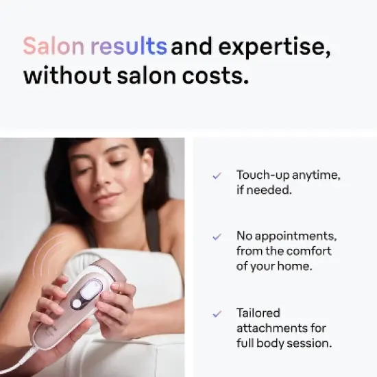 Braun Skin i-Expert PL7387 IPL Device Laser Hair Removal Kit with 4 Smart Heads and Premium Vanity Case image {8}