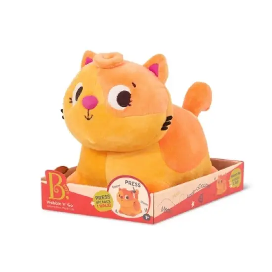B. toys Interactive Stuffed Animal Cat Wobble 'n' Go - Lolo image {3}