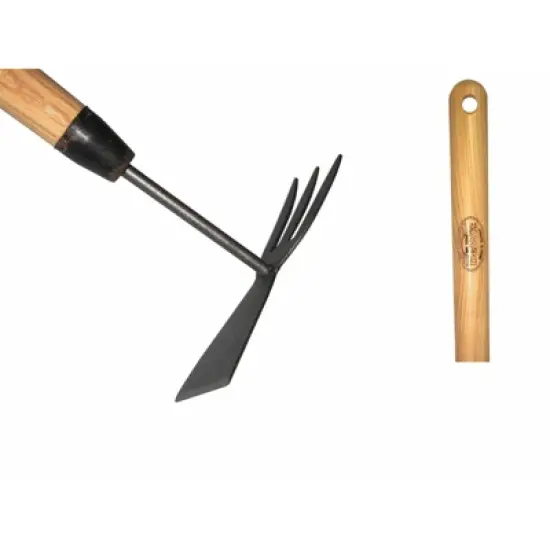 DeWit Junior Hoe &ndash; Double Long Handle, Lightweight & Durable Gardening Tool image {3}
