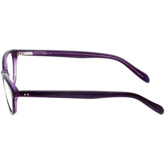 Ecru Designer Reading Glasses Daltrey-006 Purple Lavender Layered Crystal 50 mm image {2}