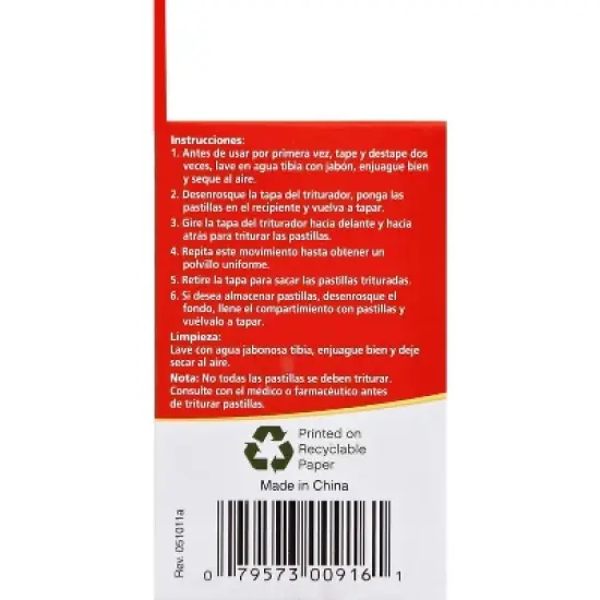 Acu-Life Pill Crusher & Container image {2}