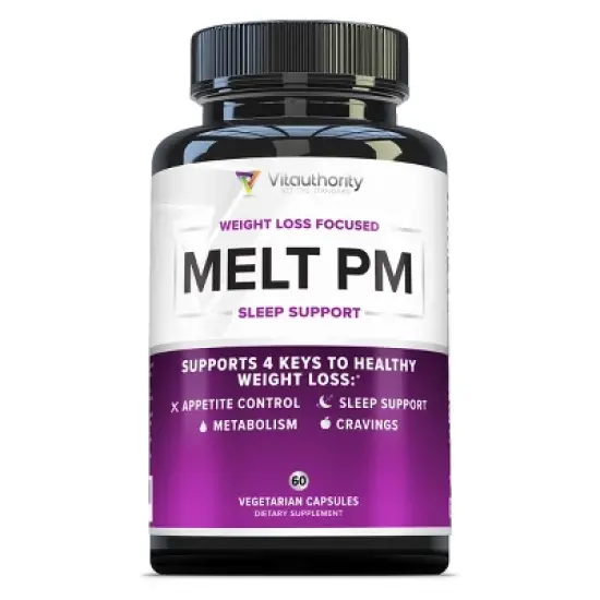 Melt PM Weight Loss Focused Sleep Support, Vitauthority, 60ct image {4}