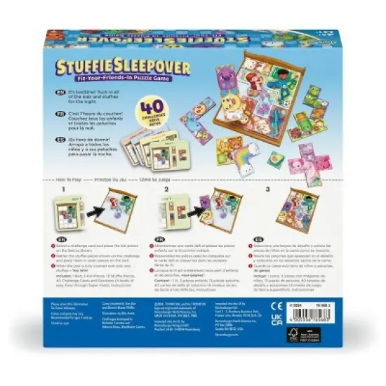 ThinkFun Stuffie Sleepover Game: Educational Creative Thinking Board, 1+ Players, Includes Game Pieces & Instructions image {3}